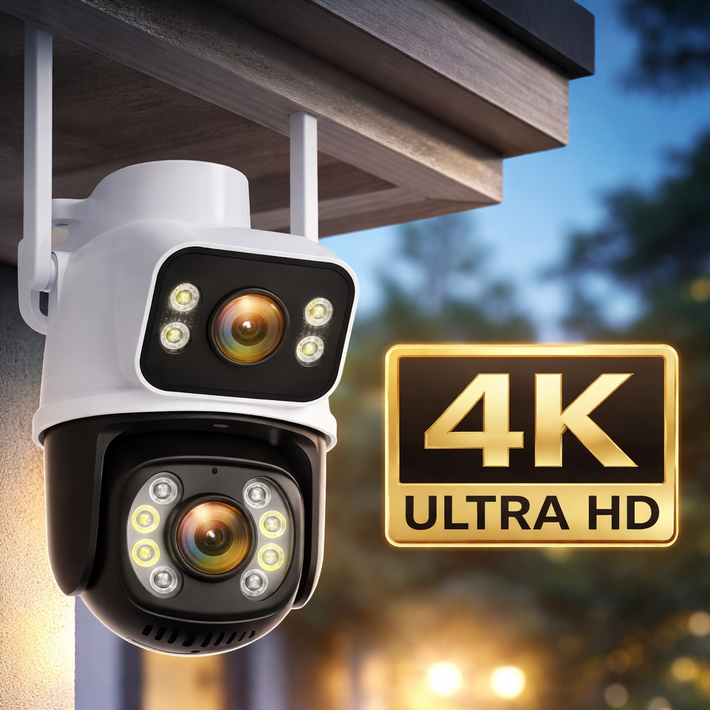 8MP 4K iCSee Wifi-kamera