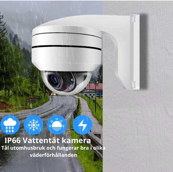 4K 8MP Utomhus IP66 PTZ