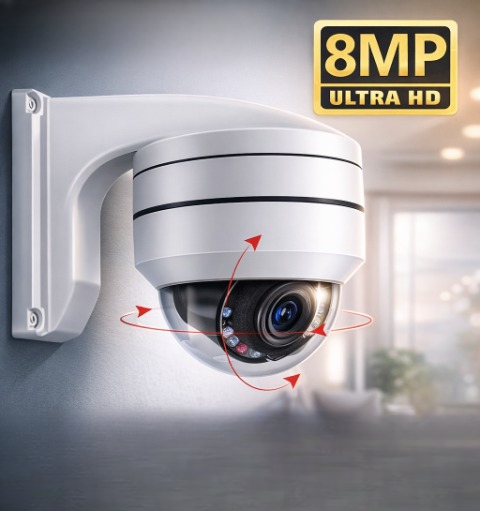 4K 8MP Utomhus IP66 PTZ